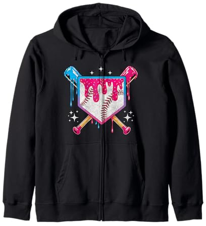 Guanto da Baseball Drip Viola Respect The Drip Giovani Ragazzi Ragazze Felpa con Cappuccio