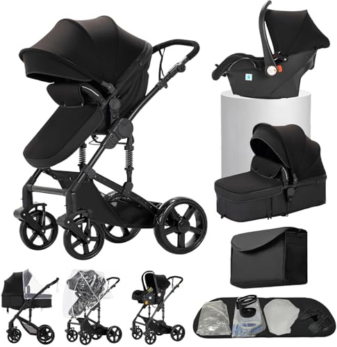 Aveainelle Passeggino trio Passeggino 3 in 1 carrozzina neonati navicella