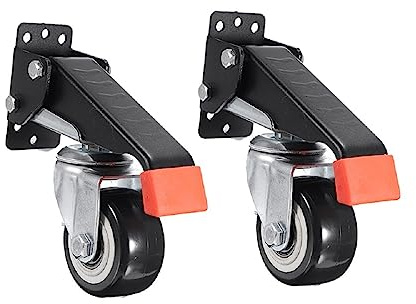 2Pcs Heavy Duty 660 £ Werkbank Rollen Kit Einziehbare Möbel Rollen Räder for Werkbänke Maschinen &