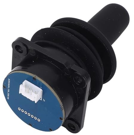 Asixxsix Hall-Joystick, Universelle 360-Grad-Drehsteuerungswippe mit X-Y-Achse für Walker-Spielekonsole, Mobile Plattform, Gebürsteter und Bürstenloser Motorantrieb, DC 5 V,