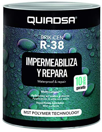 QUIADSA BRIK-CEN R-38 Impermeabilizante MS liquido 1 kg (Blanco)