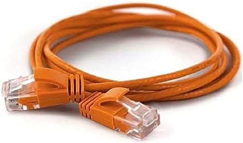 wantecWire Extra dünnes Patchkabel CAT.6 UTP, Länge 1.5 m, orange