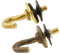 Solid Raw or Antiqued Brass Flycatcher Bowl Shade Hook (Antique Brass, 3 Pack)