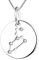 YL Silber Löwe Halskette-925 Sterling Silber CZ Horoskop Sternzeichen 12 Konstellation Anhänger Halskette für Frauen und Mädchen