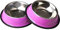 ZHIYE Stainless Steel Pet Bowls - 2 Piece Non-slip Feeding Bowl for Cats & Small Dogs