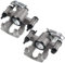 Frankberg 2x Pinza de freno Eje Trasero Izquierda Derecha Compatible con NV400 2011-2015 Movano B 2010-2015 Master III 2010-2015 Sustituir# 93167652