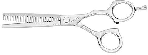 TONDEO Texturierschere OREA OFFSET 5.75 Edition | Modellierschere mit 35 Zähnen im ergonomischen Offset-Design | Made in Solingen
