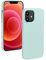 iPhone 12 Case by SWC - Multi-layered Liquid Silicone Cover for Flexible Shockproof Protection - Compatible with iPhone 12 and iPhone 12 Pro (6.1 inches) - Teal (Sky Blue)
