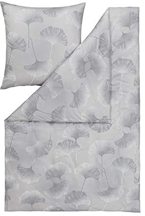 ESTELLA Bettwäsche Isabella | 140x200 + 70x90 cm | Mako-Satin mit seidigem Glanz | trocknerfest | atmungsaktiv und anschmiegsam | 100% Baumwolle
