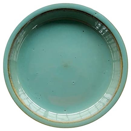 TucanoHamburg Teller/Untersetzer grün/blau glasiert 35cm