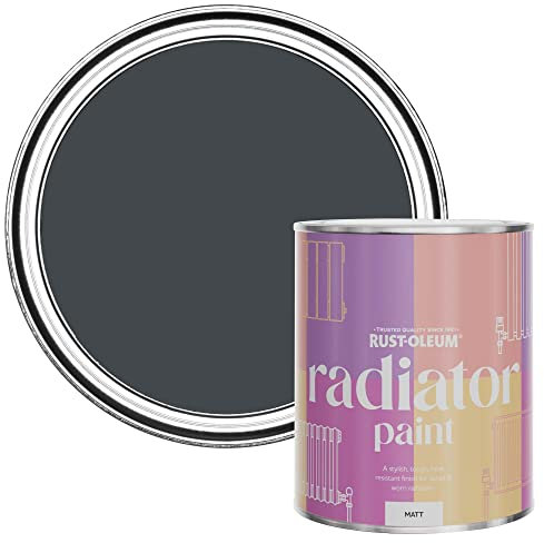 Rust-Oleum Dark Green Heat Resistant Radiator Paint in Matt Finish - After Dinner, 0.75 Liters (SHDRCT1108)