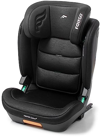 Seggiolino auto - BABYAUTO - Colosso - Gruppo 2/3 - I-Size - 100/150 cm - Isofix - 11 posizioni di altezza del poggiatesta - Nero