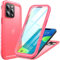 Cozycase for iPhone 13 Pro Max Waterproof Shockproof Case with Built in Screen/Camera Protector - Unbreakable/Heavy Duty/Front and Back Cover 360 Full Body Protective Case Pink