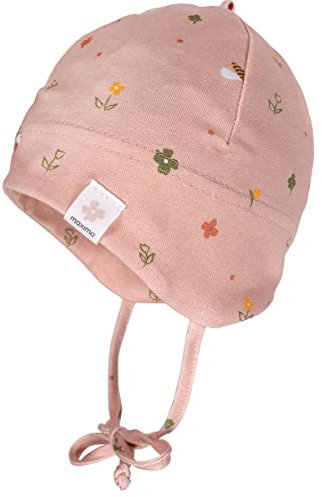 maximo Mädchen Mütze/Schildmütze mit Bindeband 35500 123300 in rosa, Kleidergröße:35, Farbe:rosa
