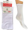 calze college®6 PAIA CALZINI UOMO SENZA ELASTICO IN PURO COTONE FILO DI SCOZIA ELASTICIZZATO 40-46 (Bianco Alto)
