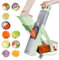 VEGGURU Sicherer Gemüsehobel für Küche, Dicke verstellbar, Mandloline Lebensmittelzerkleinerer, Zwiebelzerkleinerer, Kartoffelschneider, Julienne-Schneider, Tomaten-Würfelschneider,