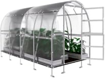 Gewächshaus KLASIKA Slim 2x4m (8m2) mit 6mm Polycarbonat