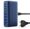 200W Chargeur USB C, Chargeur Rapide avec GaN III Tech, 8 Ports PD QC PPS Prise Multiple, 65W Adaptateur Chargeur Laptop Compatible avec MacBook Pro/Air Laptop, iPhone, iPad Pro, Galaxy, SteamDeck