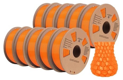 3D-Scan-Marker 3D-Drucker PETG-Filament, 1,75 mm, 10 Rollen, 3D-Druckmaterialien for 3D-Drucker und 3D-Stift Diffuse Reflexionsmarker für 3D-Scanner(PETG 10OR)