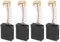 OTOTEC Lot de 2 paires de balais de charbon à ressort 18,5 x 13,8 x 6,3 mm compatibles avec moteur de scie circulaire Parkside PHKS1450 BJ 2004