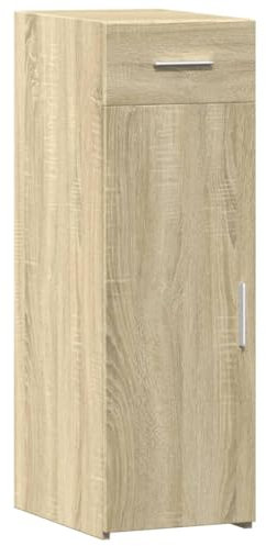 vidaXL Sideboard, Kommode mit Stauraum, Anrichte Schrank für Wohnzimmer, Beistellschrank Mehrzweckschrank Highboard, Sonoma-Eiche Holzwerkstoff