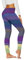 Generisch Wide Leg Pants Women Travel Set Hose Damen Hose Frauen-beiläufige Art- und Weisefeste hohe Taillen-Sport-Yoga-Hosen-Bunte gestreifte gedruckte Leichte Weite Sommerhose Damen (Purple, XXXL)