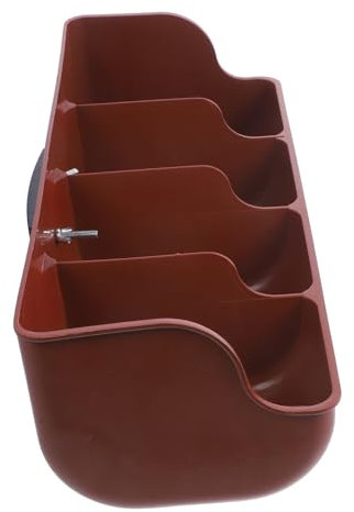 MILISTEN Schweinefuttertrog Kunststoff Futtertrog Für Schweine 4-Fach