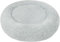 Rundes Hundebett für große und kleine Hunde - Ergonomisches Hundekissen Donut - Hundecouch mit hohem Rand Farbe Hellgrau Größe 100 cm x 100 cm x 28 cm
