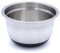 Buckingham Deep Salad Mixing Bowl with Black Silicon Base Easy Grip Durable Stylish and Versatile Ideal for Baking Cooking Salad & Food Prep (26 cm)