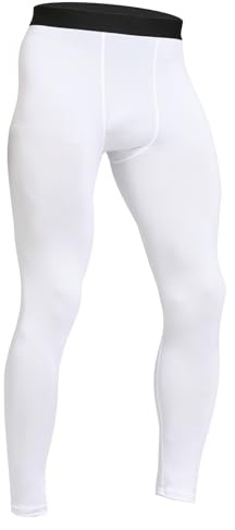 HYCOPROT Kompressionshose Herren Schnelltrocknende Laufhose Sport Leggings Atmungsaktiv Funktionsunterhose Tight Hose für Basketball Fitness Joggen