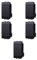 5 MODULI PULSANTE 16A, NERO, COMPATIBILE CON BTICINO LIVING, MODULI E FRUTTI 100% COMPATIBILI, MATERIALI DI ALTA QUALITA'