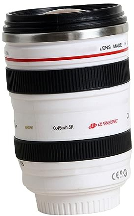 SWOOMEY Tasse Objectif Appareil Photo Récipient à Eau Créatif pour Maison Bureau Et Mug Original Blanc pour Amateurs De Photo