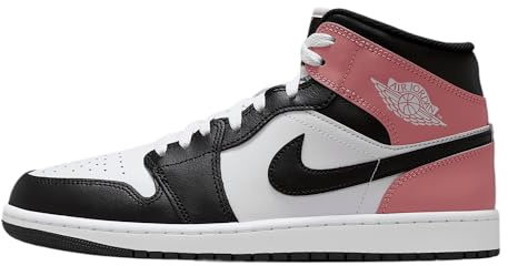 Air Jordan 1 MID « Blanc/Noir/Rose rouille »