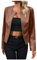 Giacca in Pelle Donna, Giubbotto Similpelle Donna, Chiodo Giubbotto Finta Pelle Corto Slim Avvitato Aderente Skin Donna Ragazza Giacca Moto Pelle Giubbotto Estivo Donna per Ragazzo Primavera
