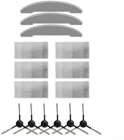 Ricambio Spazzola Laterale Filtro Mop Panni per Vexilar Per Cleanova Per W7 W11 Aspirapolvere Migliorare Aria