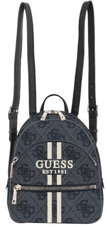 GUESS zaino per il tempo libero Manhattan II Backpack Coal Logo grigio scuro