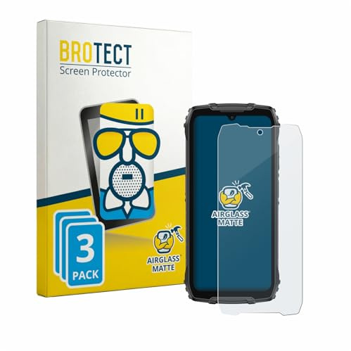 BROTECT Entspiegelungs Schutzglas für Ulefone RugKing 4 Pro (3 Stück) Schutzfolie Glas Matt [Extrem Kratzfest 9H, Anti-Reflex, Anti-Fingerprint]