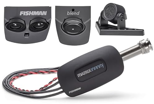 Fishman PRO-MAL-MBV Matrix Infinity Mic Blend Pickup System, Narrow Split Format