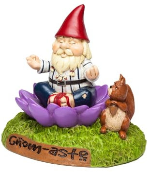 BigMouth Inc Zwergen-Aste Meditations-Gartenzwerg Statue, lustige Outdoor-Rasen- und Hoffigur, Einweihungs-Gag-Geschenk, Skulptur-Dekorationen