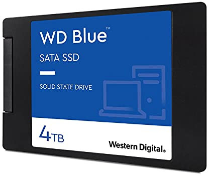 WD Blue 4TB 2.5” SATA SSD with up to 560MB/s read speed