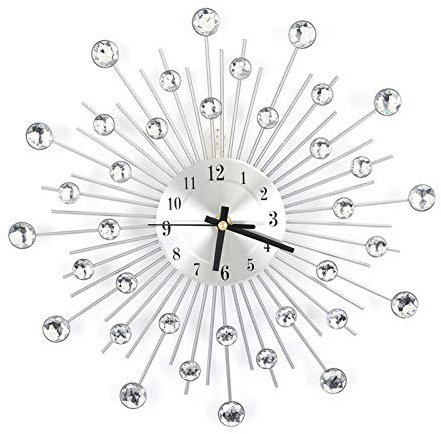 Ausla Reloj de Pared 30cm Plateado