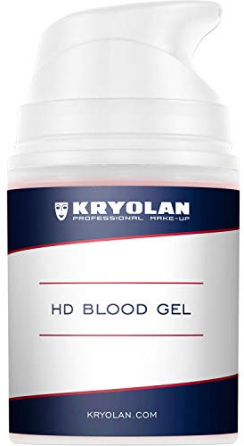 Kryolan - FAUX SANG HAUTE DÉFINITION EN GEL 50ML - Maquillage Professionnel - Effets Spéciaux