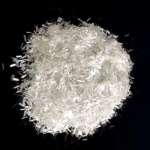 20kg Textilglas geschnitten 6mm Glasfaserschnitzel zur Herstellung von faserverstärkten Spachtelmassen und Klebemassen Formenbau