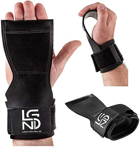 Legend Zughilfe-Handgelenksbandage-Grippad-Cobra für Bodybuilding, Fitness, Crossfit, Krafttraining, Powerlifting, erhöhte Griffkraft, Schutz der Handflächen (Größe S)