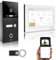 GVS - IP Video Türsprechanlage mit Türöffner, Fingerprint & RFID, HD Kamera, 1x 7 Zoll Monitor & App - Smarte Video Türklingel mit Kamera & Gegensprechanlage für 1 Familienhaus (AVS4479U)