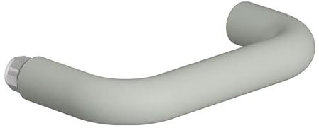 Türdrückerlochteil 111.23PBRLT Ku.90 tiefschwarz ma 4-KT.8mm DIN L/R HEWI