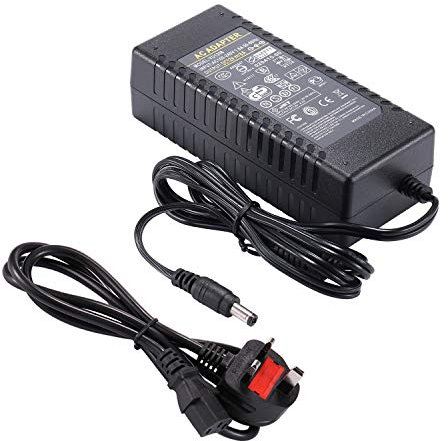 12V 8A Power Supply, COLM AC DC 12V 8A Power Adapter 96W Transformers Charger LED Driver Replacement 12V/8A 5.5x2.1mm DC Female Jack Socket for CCTV Security Camera LED Strips Lighting