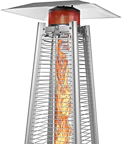 SLOOG Bouclier de Chauffe-Patio Pyramide, Remplacement de Bouclier de Chaleur pour Chauffe-Tube de Verre. Chauffe-terrasse à Propane remplace Le Bouclier Thermique