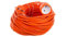 GTV - Verlängerungskabel 30m für Außen, 230V Outdoor Stromkabel mit Schuko-Stecker, 2x1,0mm², wetterfest, orange, Strom Verlängerungskabel für Garten und Außenbereich
