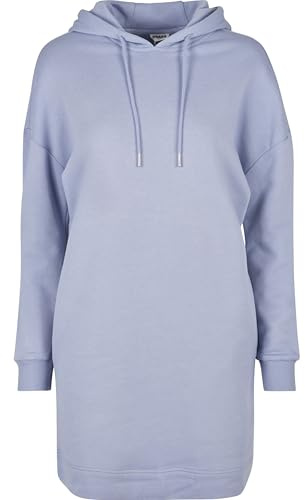 Urban Classics Damen Ladies Organic Oversized Terry Hoody Dress violablue, M